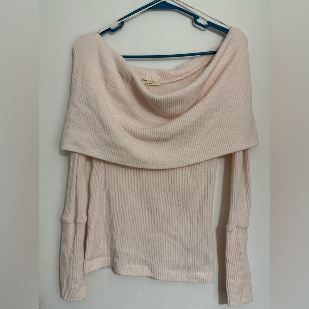 We The Free Blush Off-Shoulder Sweater